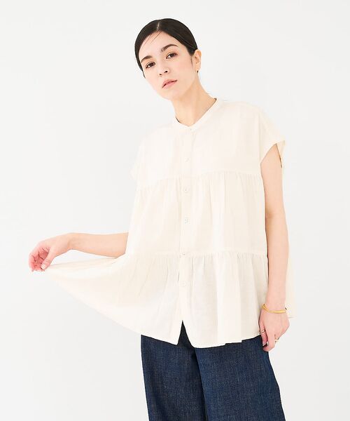 collex / コレックス シャツ・ブラウス | 切替ギャザーブラウス | 詳細4