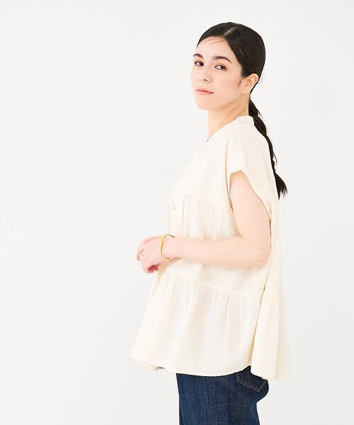 collex / コレックス シャツ・ブラウス | 切替ギャザーブラウス | 詳細5