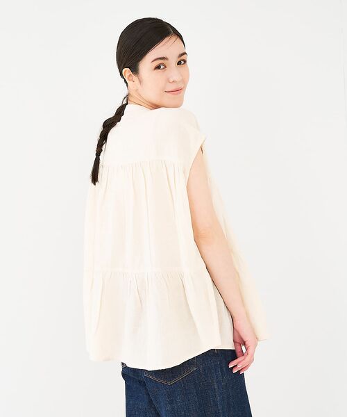 collex / コレックス シャツ・ブラウス | 切替ギャザーブラウス | 詳細8