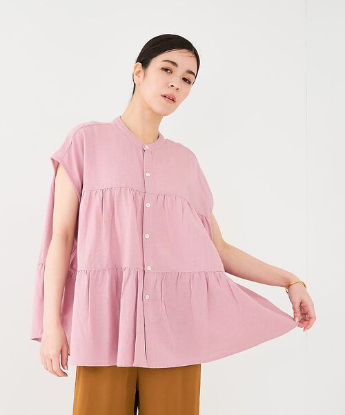 collex / コレックス シャツ・ブラウス | 切替ギャザーブラウス | 詳細12