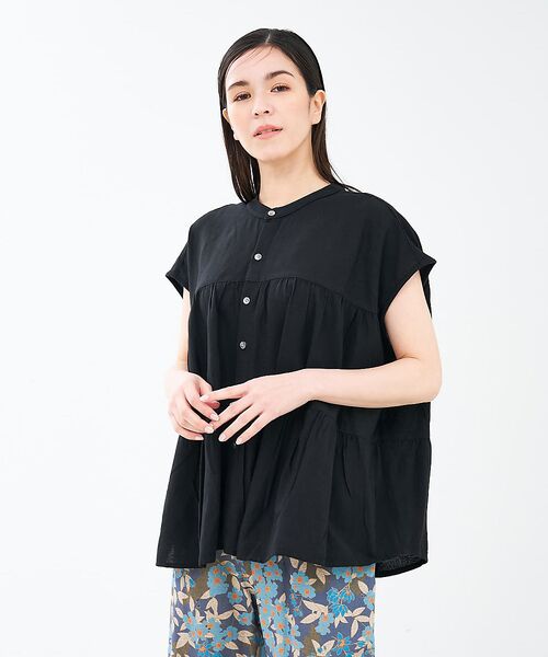 collex / コレックス シャツ・ブラウス | 切替ギャザーブラウス | 詳細14