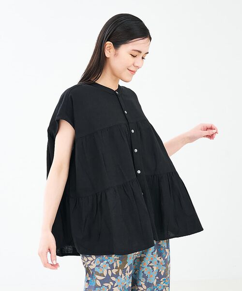 collex / コレックス シャツ・ブラウス | 切替ギャザーブラウス | 詳細15