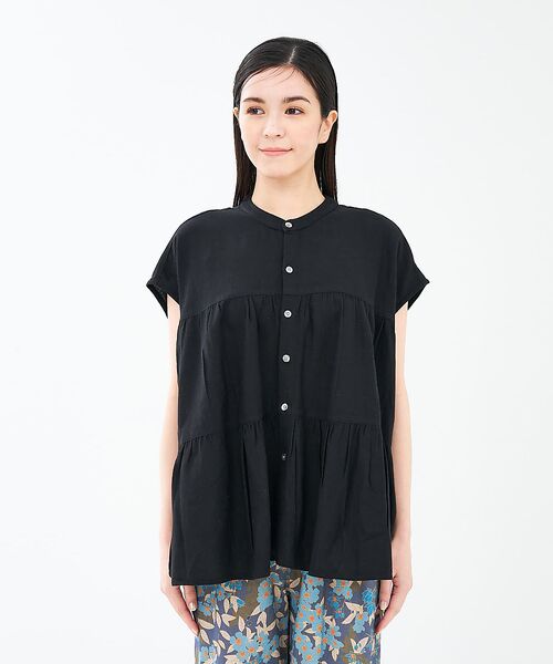 collex / コレックス シャツ・ブラウス | 切替ギャザーブラウス | 詳細16