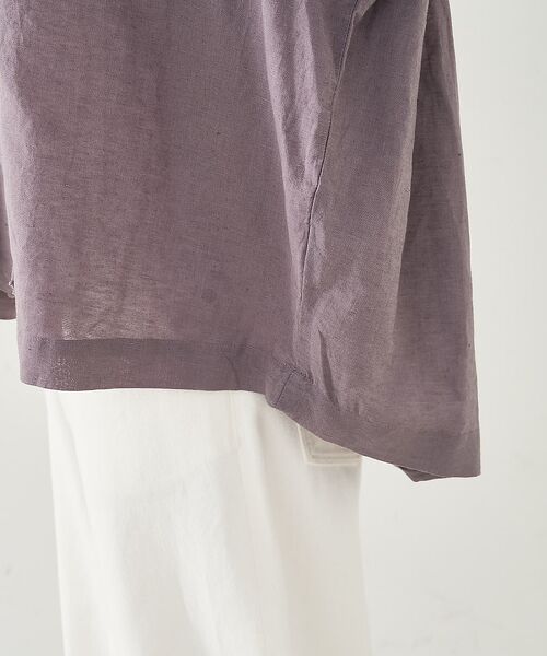 collex / コレックス シャツ・ブラウス | リネンコットンギャザーブラウス | 詳細20