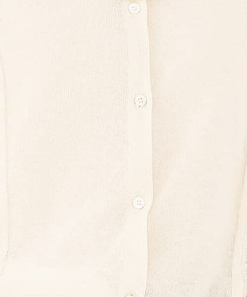 collex / コレックス カーディガン・ボレロ | リネンタッチ透かし柄カーディガン | 詳細8