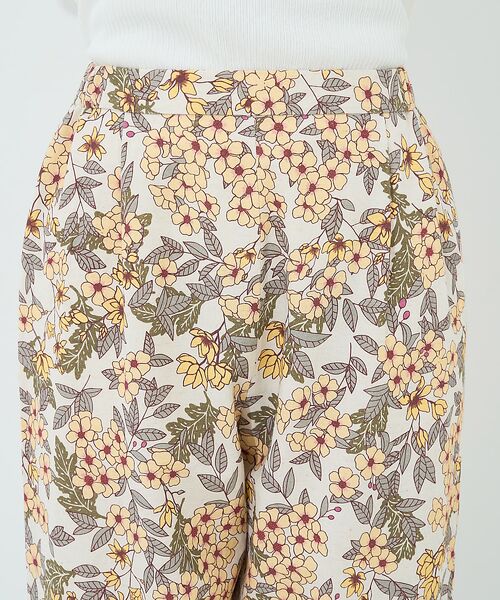 collex / コレックス パンツ | ボタニカルプリントパンツ | 詳細10