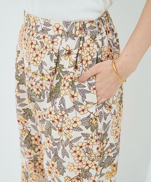 collex / コレックス パンツ | ボタニカルプリントパンツ | 詳細12
