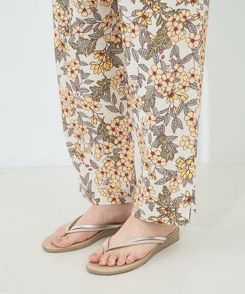 collex / コレックス パンツ | ボタニカルプリントパンツ | 詳細13