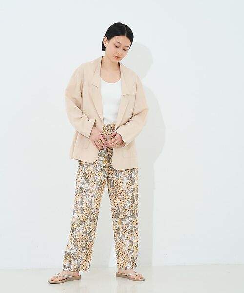 collex / コレックス パンツ | ボタニカルプリントパンツ | 詳細2