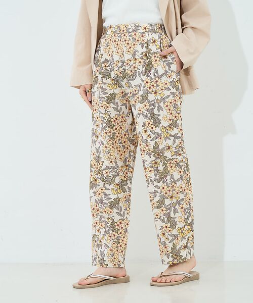 collex / コレックス パンツ | ボタニカルプリントパンツ | 詳細5