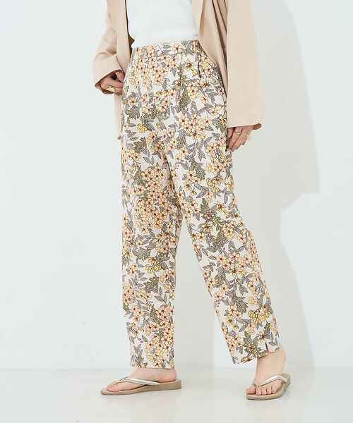 collex / コレックス パンツ | ボタニカルプリントパンツ | 詳細6