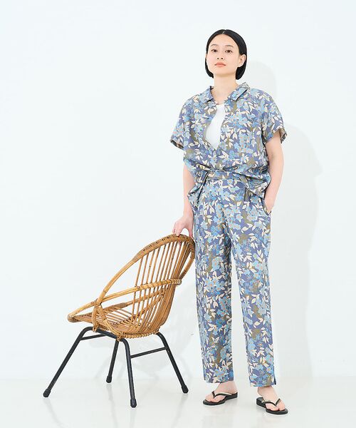 collex / コレックス パンツ | ボタニカルプリントパンツ | 詳細16