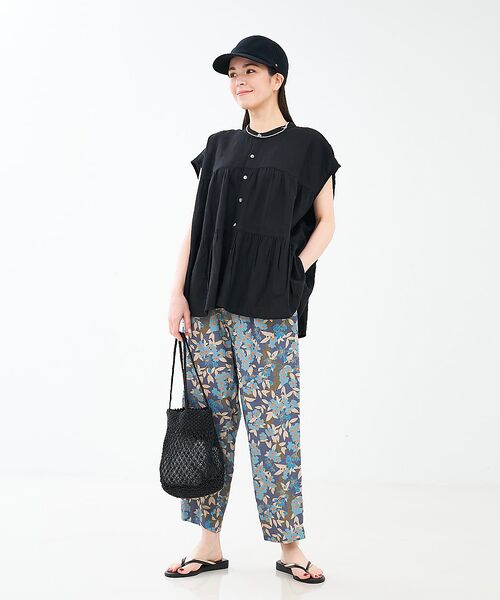 collex / コレックス パンツ | ボタニカルプリントパンツ | 詳細17