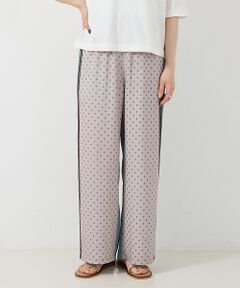 collex / コレックス パンツ | 小紋ミックス柄サテンパンツ