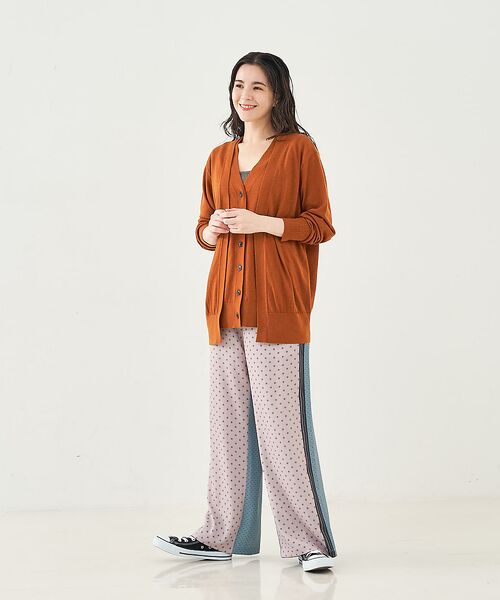 collex / コレックス パンツ | 小紋ミックス柄サテンパンツ | 詳細2