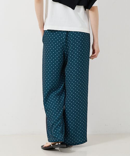 collex / コレックス パンツ | 小紋ミックス柄サテンパンツ | 詳細16