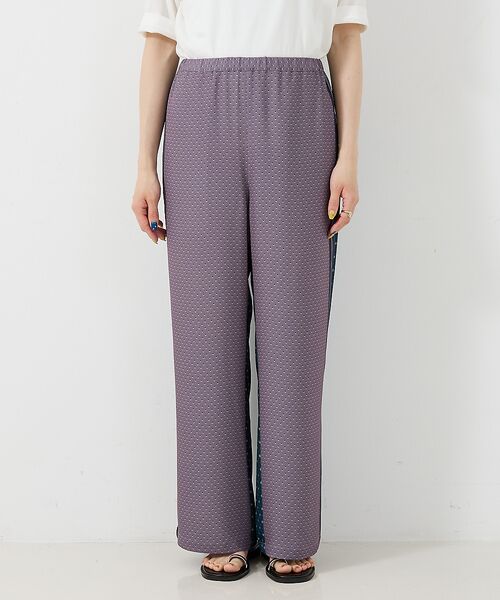 collex / コレックス パンツ | 小紋ミックス柄サテンパンツ | 詳細17