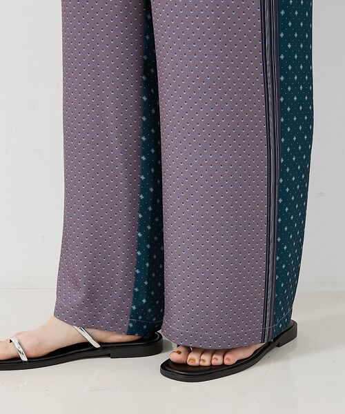 collex / コレックス パンツ | 小紋ミックス柄サテンパンツ | 詳細22