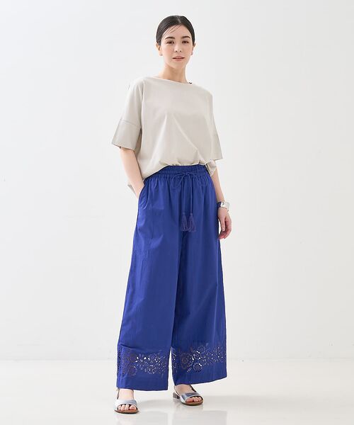 collex / コレックス パンツ | アイレット刺繍パンツ | 詳細1