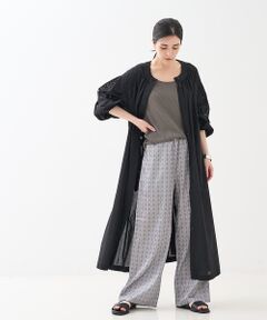 collex / コレックス ワンピース | アイレット刺繍ガウンワンピース