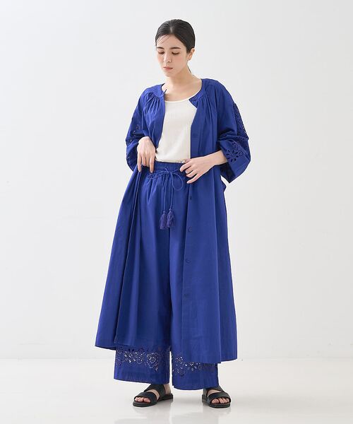 collex / コレックス ワンピース | アイレット刺繍ガウンワンピース | 詳細3