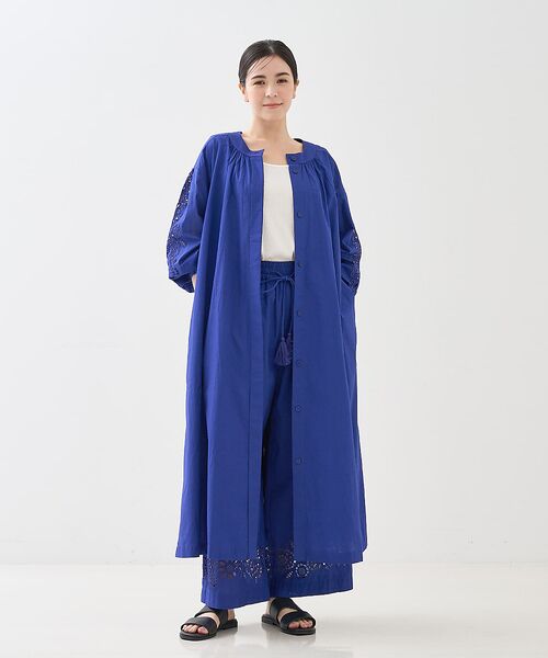 collex / コレックス ワンピース | アイレット刺繍ガウンワンピース | 詳細4