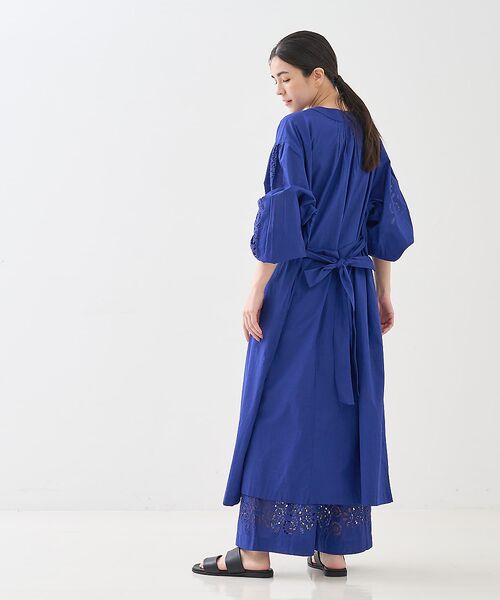 collex / コレックス ワンピース | アイレット刺繍ガウンワンピース | 詳細7