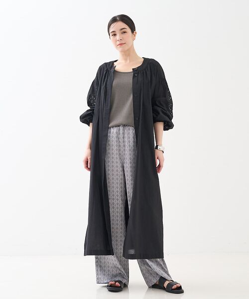 collex / コレックス ワンピース | アイレット刺繍ガウンワンピース | 詳細12