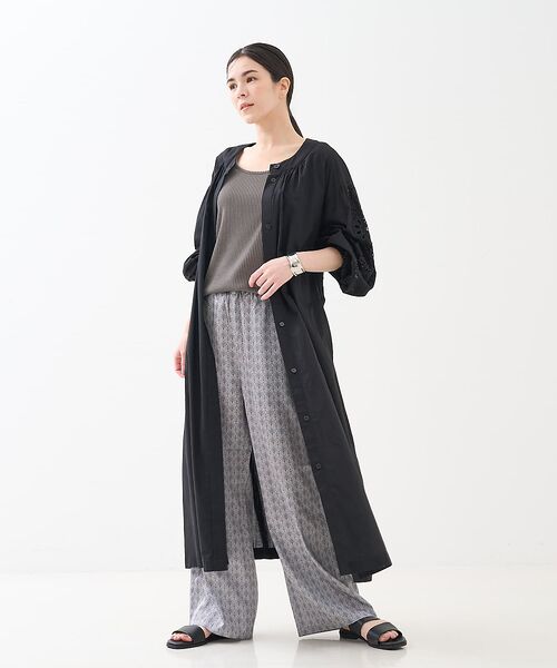 collex / コレックス ワンピース | アイレット刺繍ガウンワンピース | 詳細13