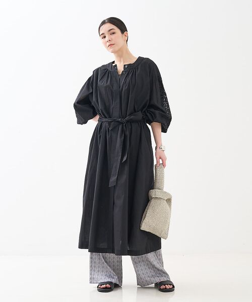 collex / コレックス ワンピース | アイレット刺繍ガウンワンピース | 詳細18