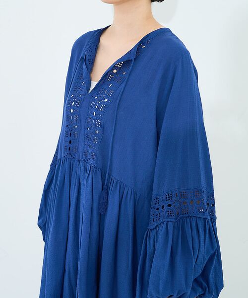 collex / コレックス ワンピース | レース切替パフスリーブワンピース | 詳細11