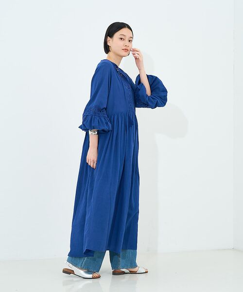 collex / コレックス ワンピース | レース切替パフスリーブワンピース | 詳細3