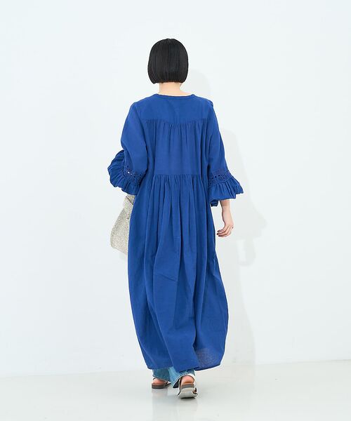 collex / コレックス ワンピース | レース切替パフスリーブワンピース | 詳細5