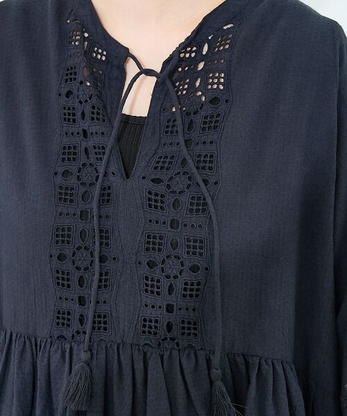 collex / コレックス ワンピース | レース切替パフスリーブワンピース | 詳細19