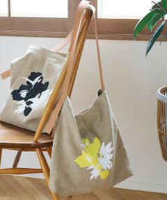 collex / コレックス ショルダーバッグ | ボタニカルプリントリネントートバッグ