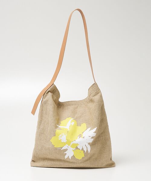 collex / コレックス ショルダーバッグ | ボタニカルプリントリネントートバッグ | 詳細1
