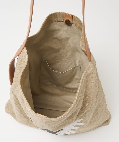 collex / コレックス ショルダーバッグ | ボタニカルプリントリネントートバッグ | 詳細12