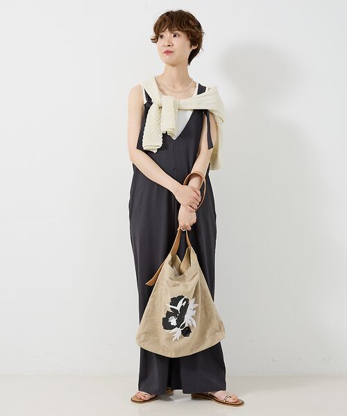 collex / コレックス ショルダーバッグ | ボタニカルプリントリネントートバッグ | 詳細5