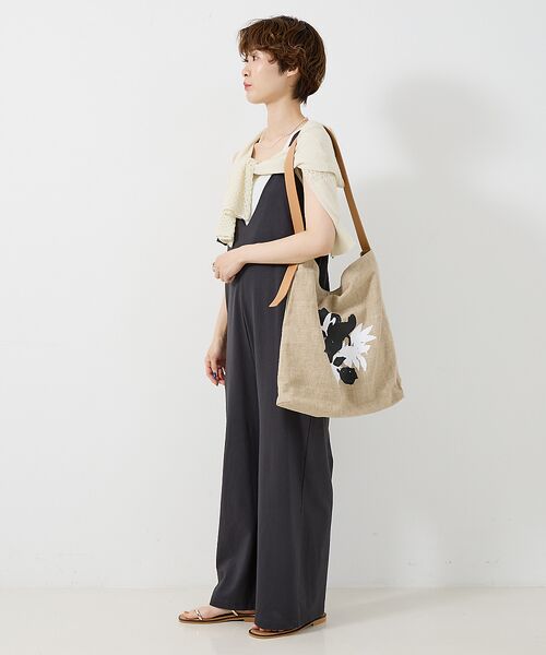 collex / コレックス ショルダーバッグ | ボタニカルプリントリネントートバッグ | 詳細6