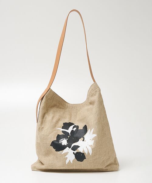 collex / コレックス ショルダーバッグ | ボタニカルプリントリネントートバッグ | 詳細8