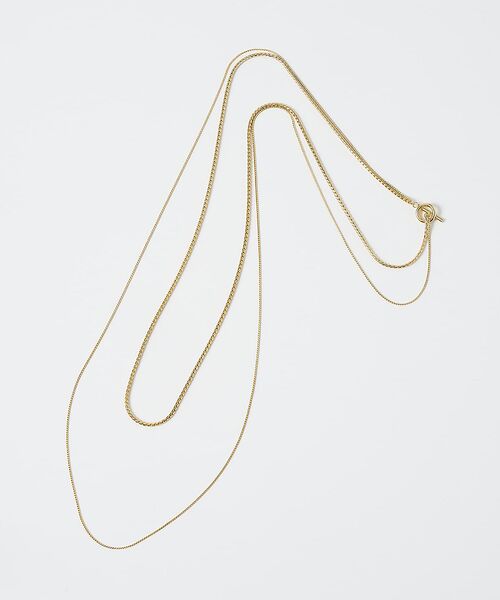 collex / コレックス ネックレス・ペンダント・チョーカー | 【dignif】【金属アレルギー対応】ダブルチェーンロングネックレス | 詳細5