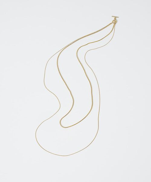 collex / コレックス ネックレス・ペンダント・チョーカー | 【dignif】【金属アレルギー対応】ダブルチェーンロングネックレス | 詳細6