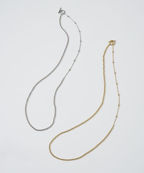 collex / コレックス ネックレス・ペンダント・チョーカー | 【dignif】【金属アレルギー対応】ミックスチェーン2WAYネックレス | 詳細3