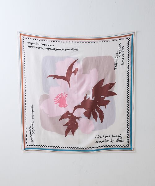 collex / コレックス バンダナ・スカーフ | ボタニカルプリント　大判ストール | 詳細4