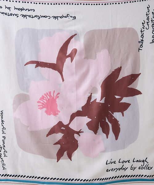 collex / コレックス バンダナ・スカーフ | ボタニカルプリント　大判ストール | 詳細5