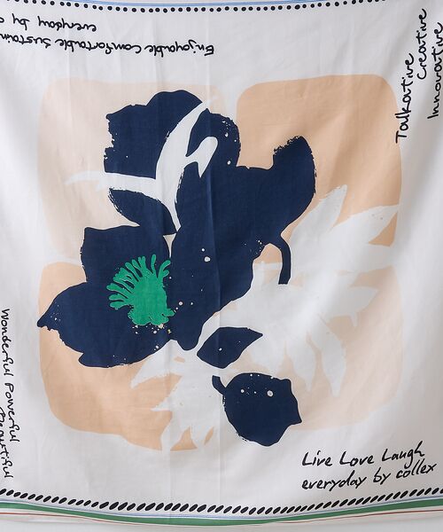 collex / コレックス バンダナ・スカーフ | ボタニカルプリント　大判ストール | 詳細12