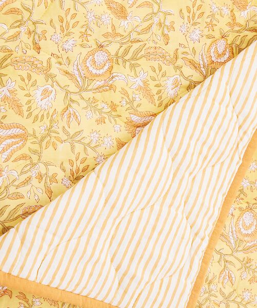 collex / コレックス インテリア・インテリア雑貨 | ブロックプリント キルトブランケット 140×200 | 詳細6