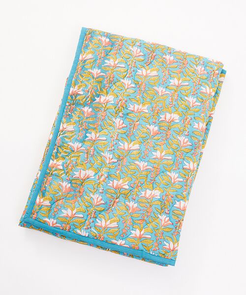 collex / コレックス インテリア・インテリア雑貨 | ブロックプリント キルトブランケット 140×200 | 詳細9