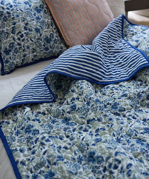 collex / コレックス インテリア・インテリア雑貨 | ブロックプリント キルトブランケット 140×200 | 詳細13
