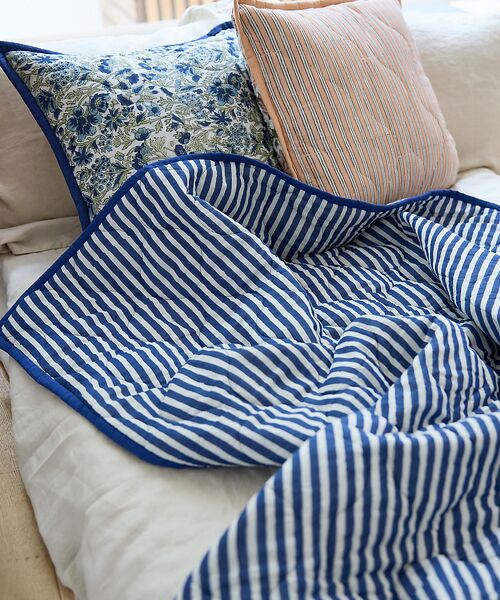 collex / コレックス インテリア・インテリア雑貨 | ブロックプリント キルトブランケット 140×200 | 詳細14